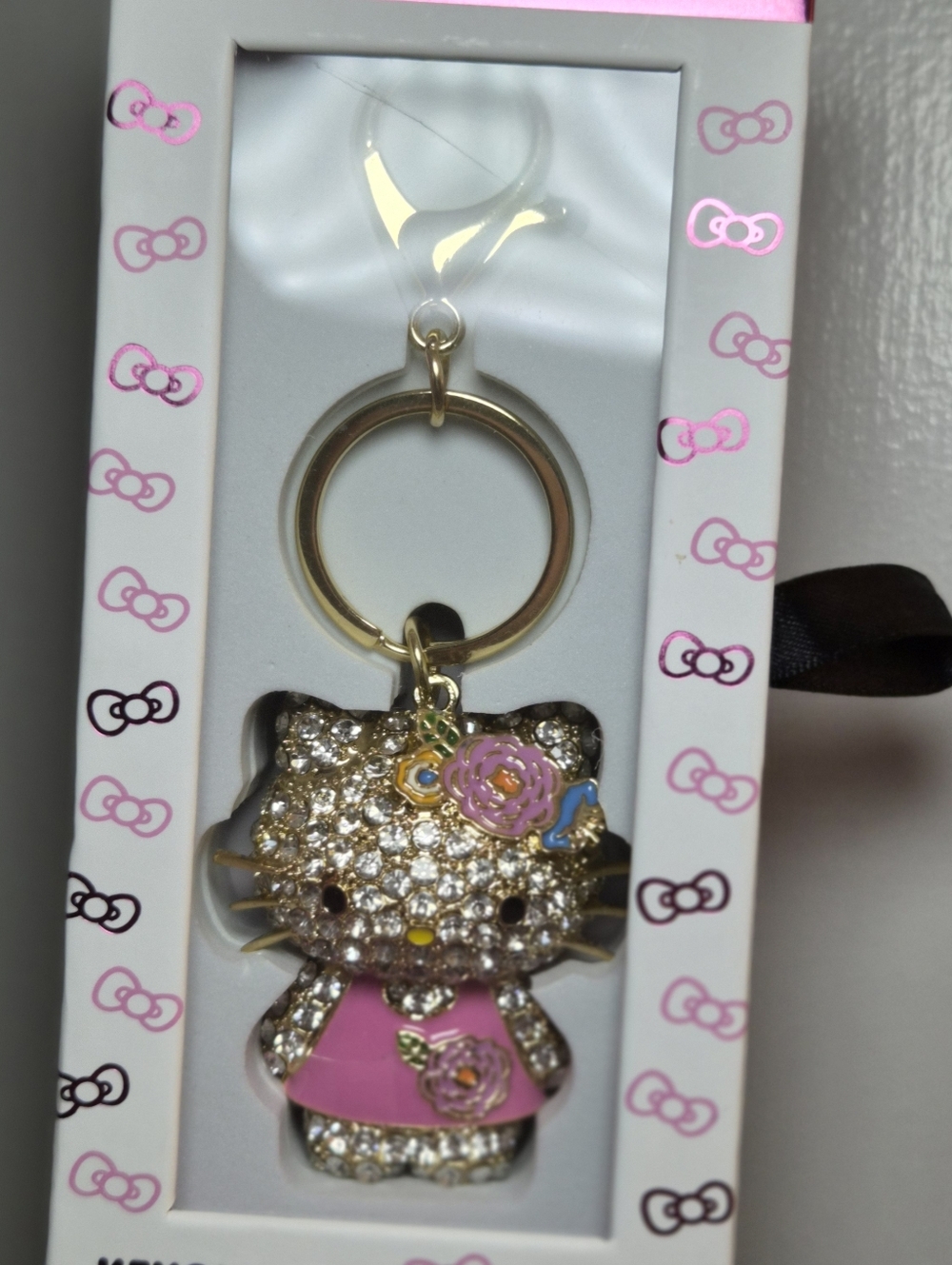 Officially Licensed NWT Sanrio Bling 3D Hello Kitty Bag Charm Licensed